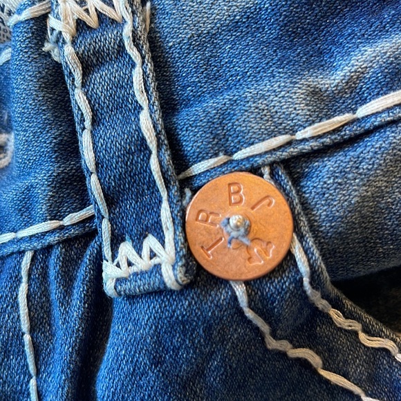 True Religion Denim Jeans - Super T Embroidery with Big Stitch - Men’s US 34 - Picture 11 of 11